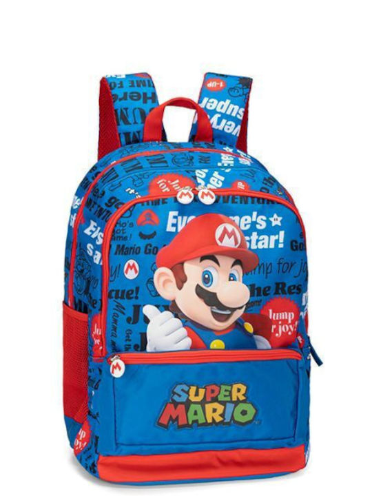Super Mario Ученическа Раница За Основно Син