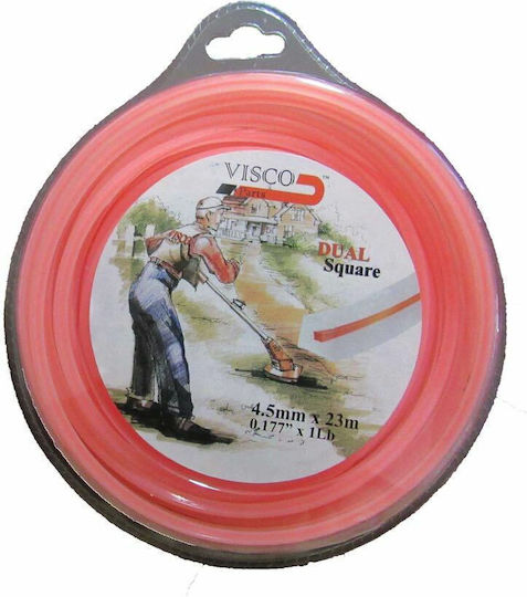 Visco Parts 4523 Μεσινέζα Τετράγωνη Μήκους 23m και Πάχους 4.5mm