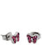 Piercing.gr Hypoallergenic Kids Earrings Studs Butterflies from Steel