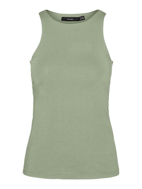 Vero Moda Women's Summer Blouse Sleeveless Green