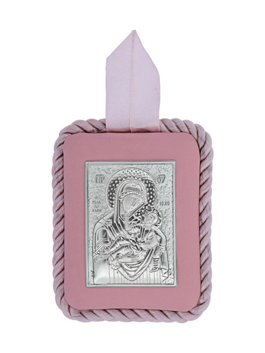 Saint Icon Kids Talisman with Virgin Mary from Silver MB-ED1009F-R