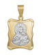 Pendant Kids Talisman with Virgin Mary from Gold 9K 039624