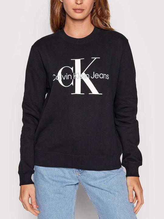 Calvin Klein Monogram Women's Sweatshirt Black