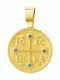 Chrilia Pendant Kids Talisman Konstantinato made of Gold 9K ME2245