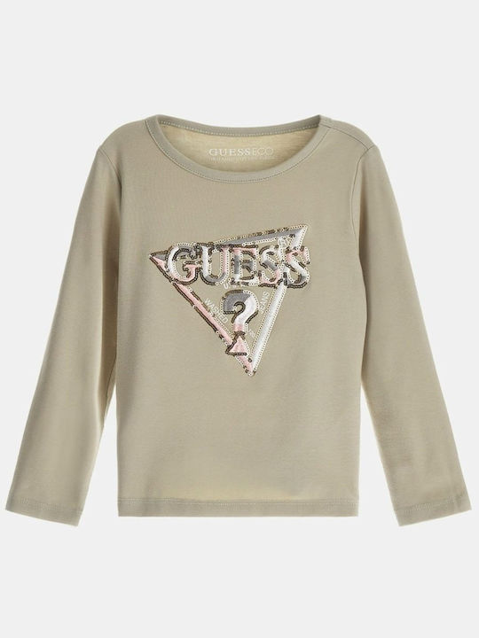 Guess Kids' Blouse Long Sleeve Green