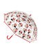 Cerda Kids Umbrella Curved Handle Minnie Mouse Red with Diameter 45cm