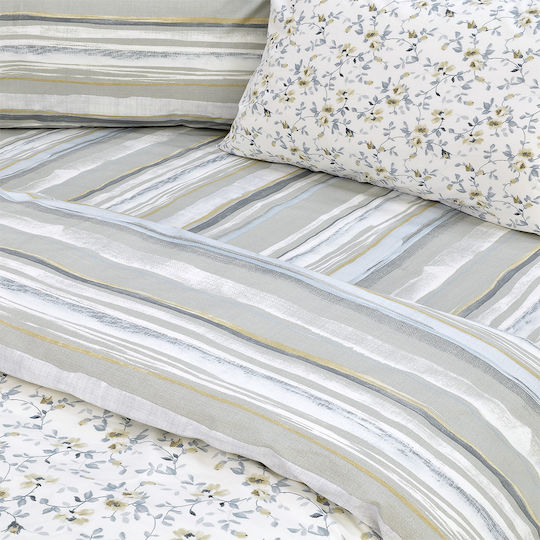 Lino Home Agne Kissenbezug-Set mit Umschlagumschlag Grey 50x70cm.