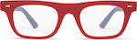 Nordic Vision Reading Glasses +1.00 in Red color