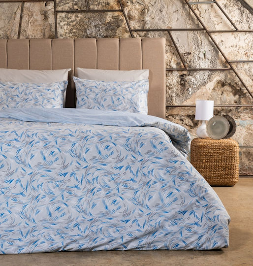 Cokitex Paint Σετ Σεντόνια Μονά 170x265εκ. Μπλε (3τμχ)