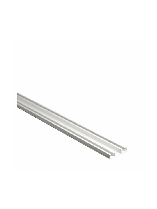 Two-Way Aluminum Curtain Track White 240cm 2240