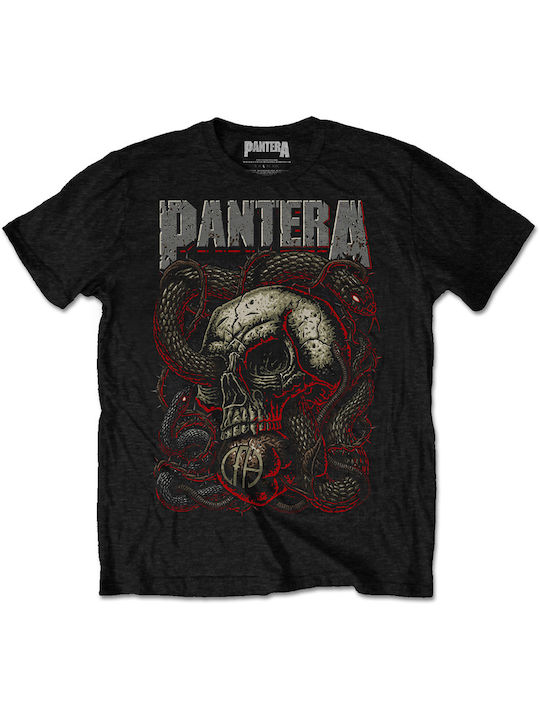 T-shirt Serpent Skull σε Μαύρο χρώμα