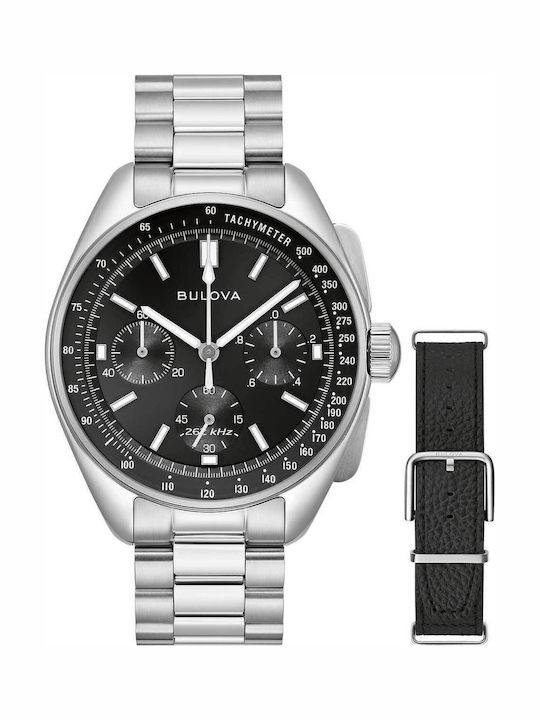 Bulova Lunar Pilot Мъжки Часовник На Батерия С Метална Гривна