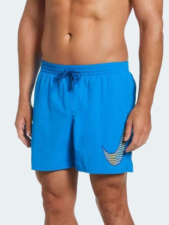 Nike Bărbați Înot Șorturi Albastru deschis