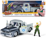 Jada Toys Guile & 1956 Ford Mașinuță