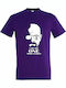 Pegasus Unisex Bedruckte Blusen T-shirt in Lila