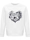 Skull Sweatshirt White