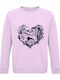 Skull Sweatshirt Rosa