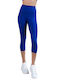 Lismina Women's Capri Legging Blue