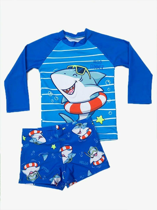 Sky Îmbrăcăminte de Înot pentru Copii Set Costum de baie pentru copii Albastru