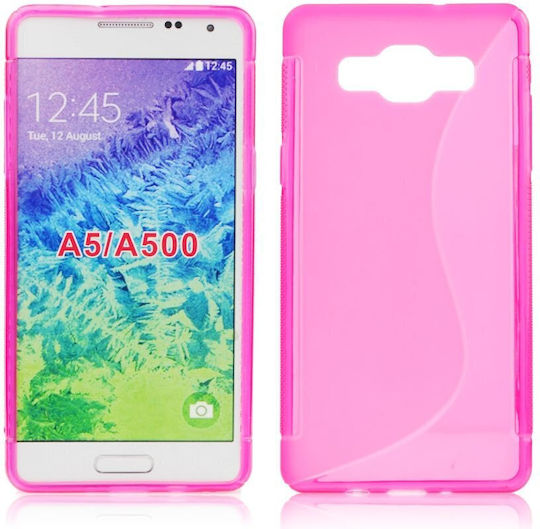 NetOne Back Cover Σιλικόνης Ροζ (Samsung Galaxy A5)