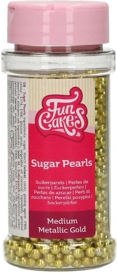 Fun Cakes Decorative Pearls Gold 80gr F51650