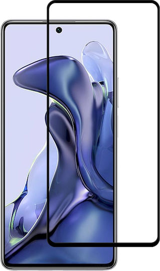 Mi Full Glue Full Face Tempered Glass Μαύρο (Xiaomi 11T / 11T Pro)