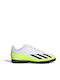 X Crazyfast.4 Kids Turf Soccer Shoes White