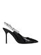 Pumps mit Riemchen Schwarz
