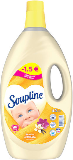 Soupline Weichspüler mit Duft Βανίλια & Ορχιδέα 1x4000ml