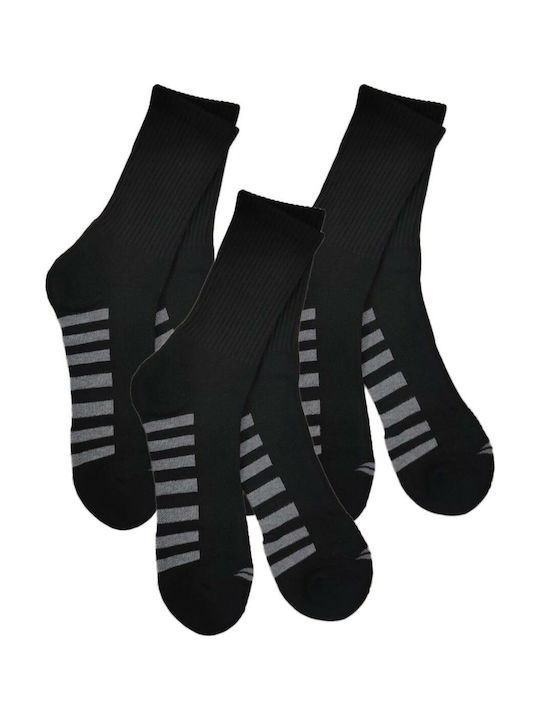 Sofsole Friction Performance Μονόχρωμες Κάλτσες Μαύρες 3Pack