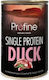 Profine Wet Food Dogs in Cans with Duck 400gr