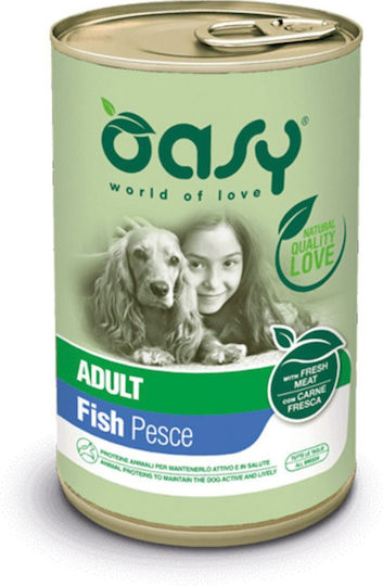 Oasy Υγρή Τροφή Σκύλων σε Κονσέρβα με Κρέας, Κοτόπουλο, Βοδινό και Γαλοπούλα 400gr