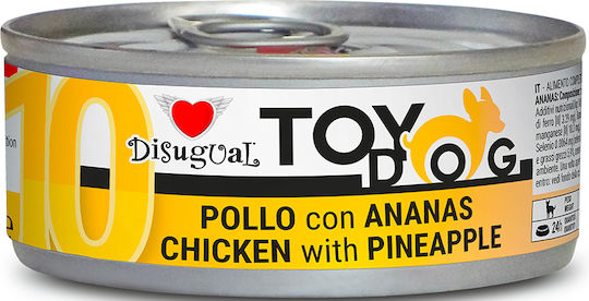 Disugual Wet Food Dogs in Cans with Chicken, Meat and Fish Grain-Free & Gluten-Free 85gr