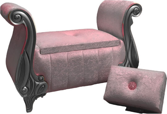 Olia Home Βαπτιστικό Μπαούλο από Βελούδο 58x80x40εκ.