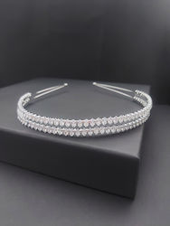 Bridal Hairband Double Row Zircon Bridal Hairband Double Row Zircon