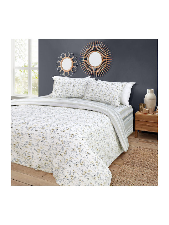 Lino Home Agne Κουβερλί Υπέρδιπλο Βαμβακερό Grey 220x240cm