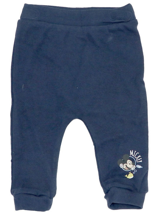 Kids Sweatpants Blue Mickey Mouse