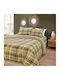 Lino Home Duvet Cover Set Cotton Queen with 2 Pillowcases 220x240 Revon Honey