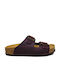 Anatomic Flatforms Leather Women's Sandals Apure Burdeos