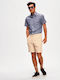 Selected Men's Shorts Ecru