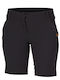 Women's Bermuda Shorts Leather Black