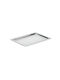 Inart Διακοσμητική Πιατέλα Μεταλλική Ασημί 32x23x2εκ.