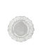 Savvas Design Platou Decorativ Rotundă Din argint Argintiu 1buc 14x14x1buc