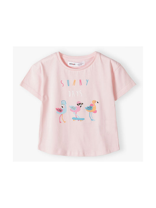 Minoti Kinder-T-Shirt Rosa