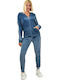 Set de Trening Catifea Albastru deschis