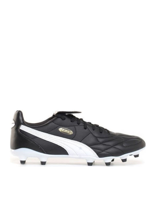 PUMA King Top FG/AG Ποδοσφαιρικά Παπούτσια με Τάπες Μαύρα PUMA King Top FG/AG Ποδοσφαιρικά Παπούτσια με Τάπες Μαύρα