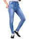 Hoch tailliert Damenjeans in Enger Passform