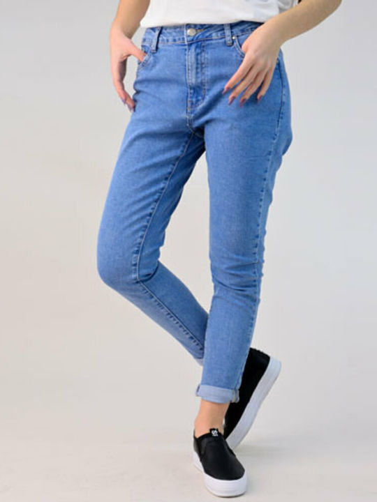 Potre High Waist Women's Jean Trousers in Mom Fit