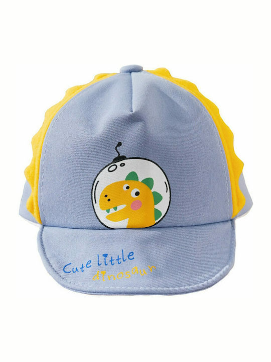 Kids' Hat Jockey Fabric Light Blue