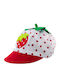 Kids' Hat Jockey Fabric White